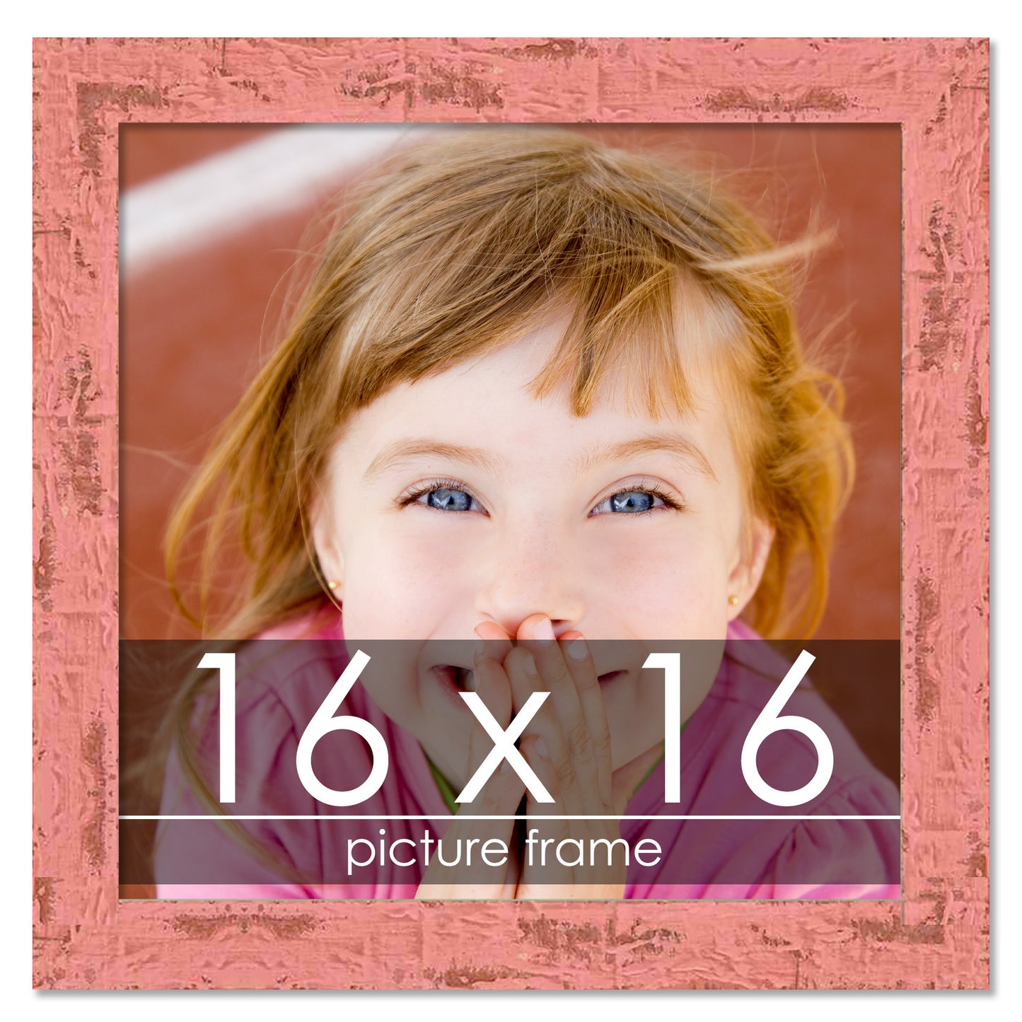 Shabby Chic Pink Wood Picture Frame