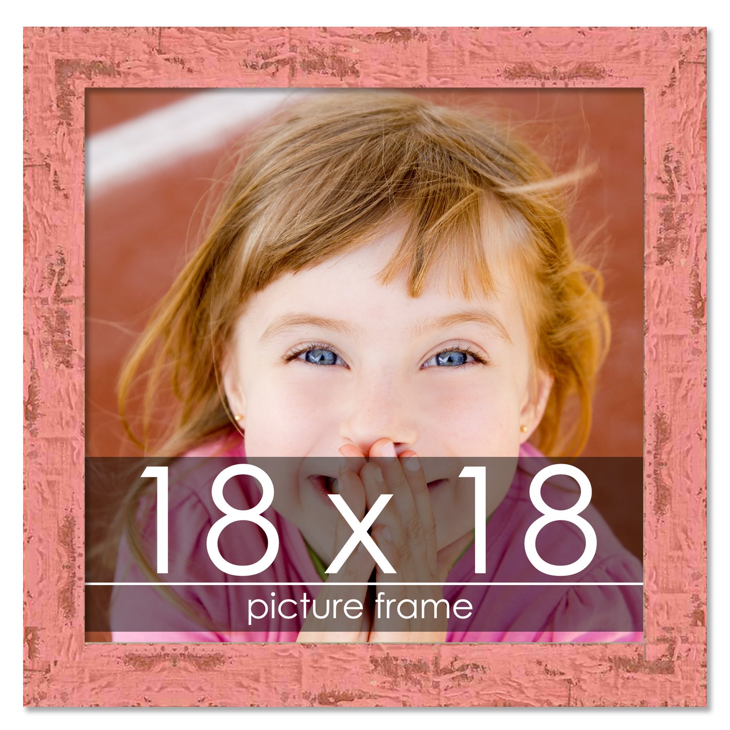 Shabby Chic Pink Wood Picture Frame