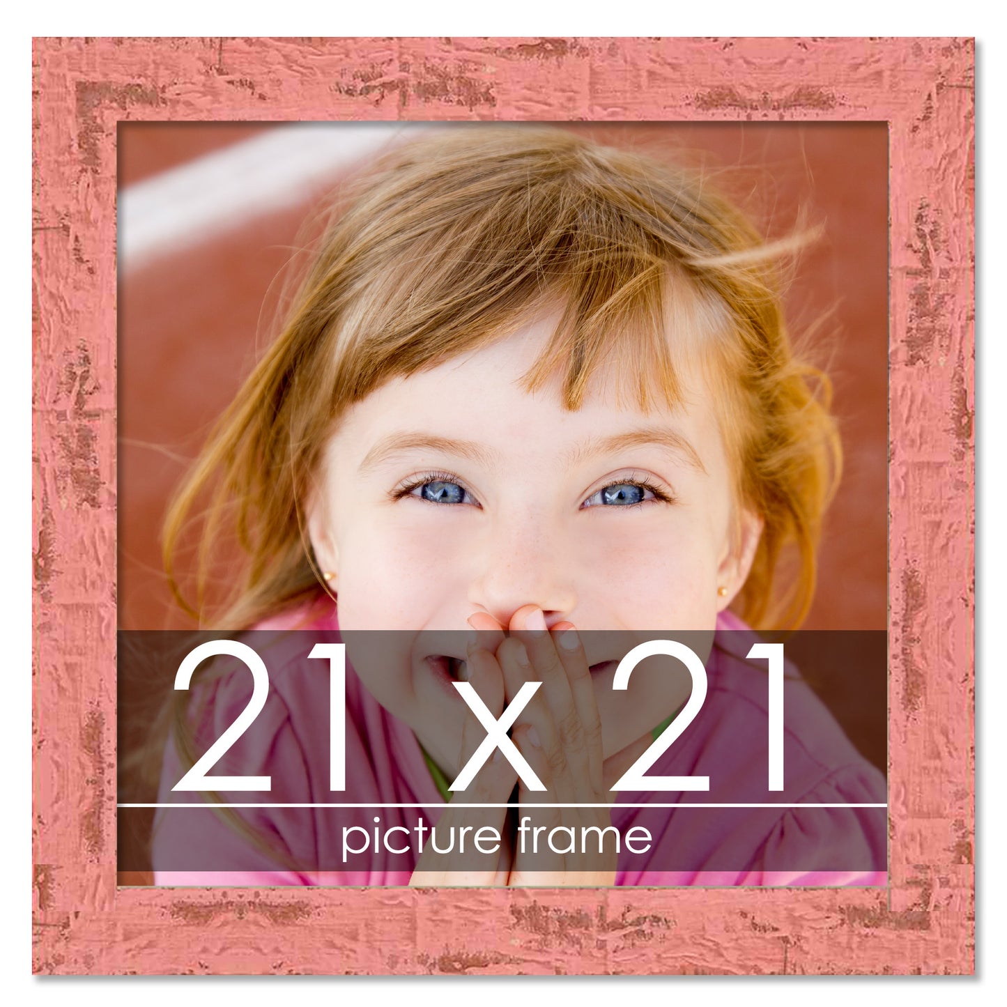 Shabby Chic Pink Wood Picture Frame