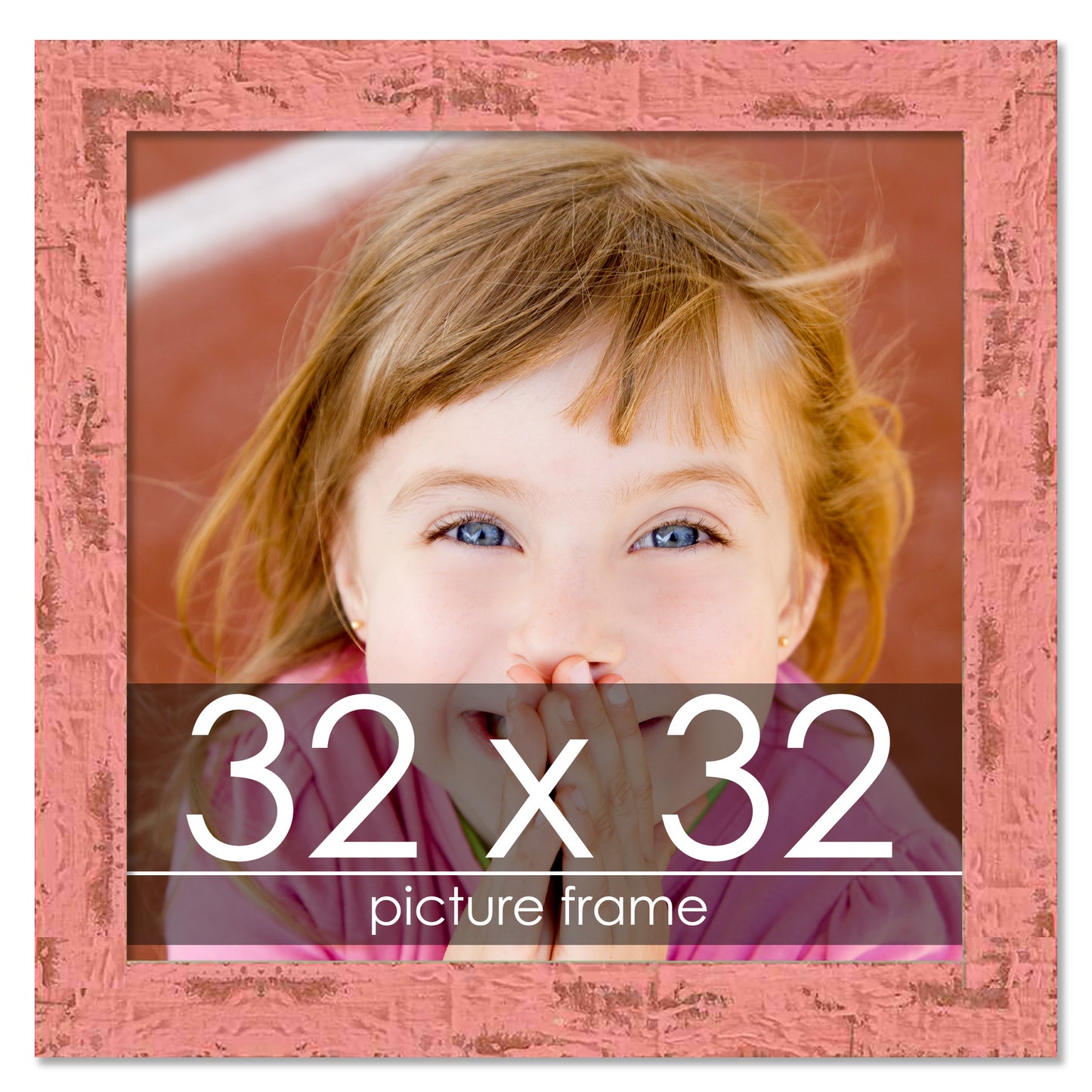 Shabby Chic Pink Wood Picture Frame