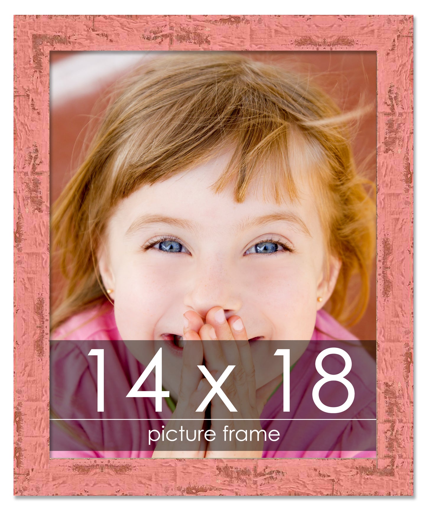 Shabby Chic Pink Wood Picture Frame