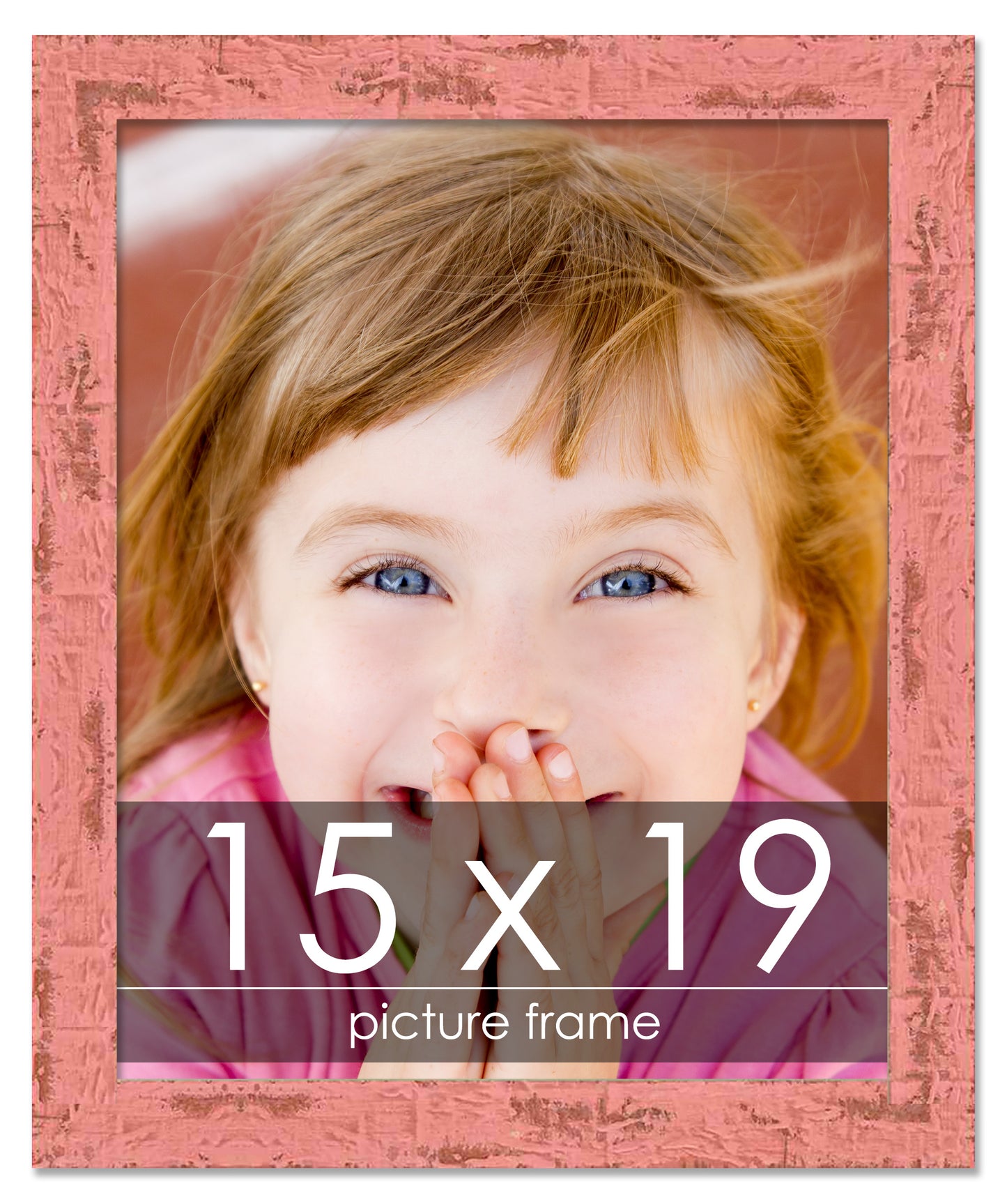 Shabby Chic Pink Wood Picture Frame