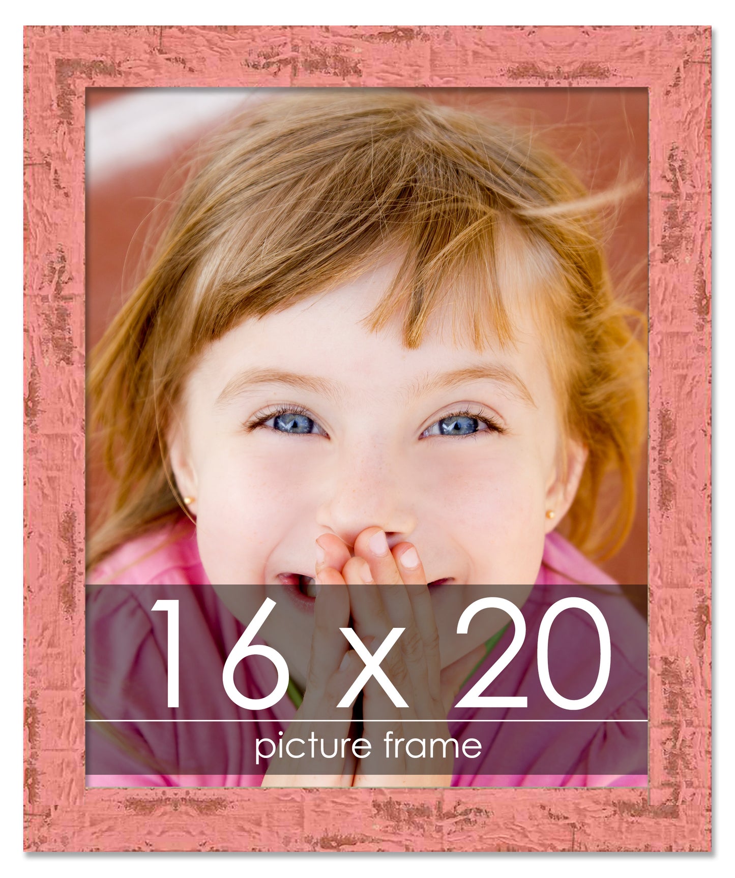 Shabby Chic Pink Wood Picture Frame