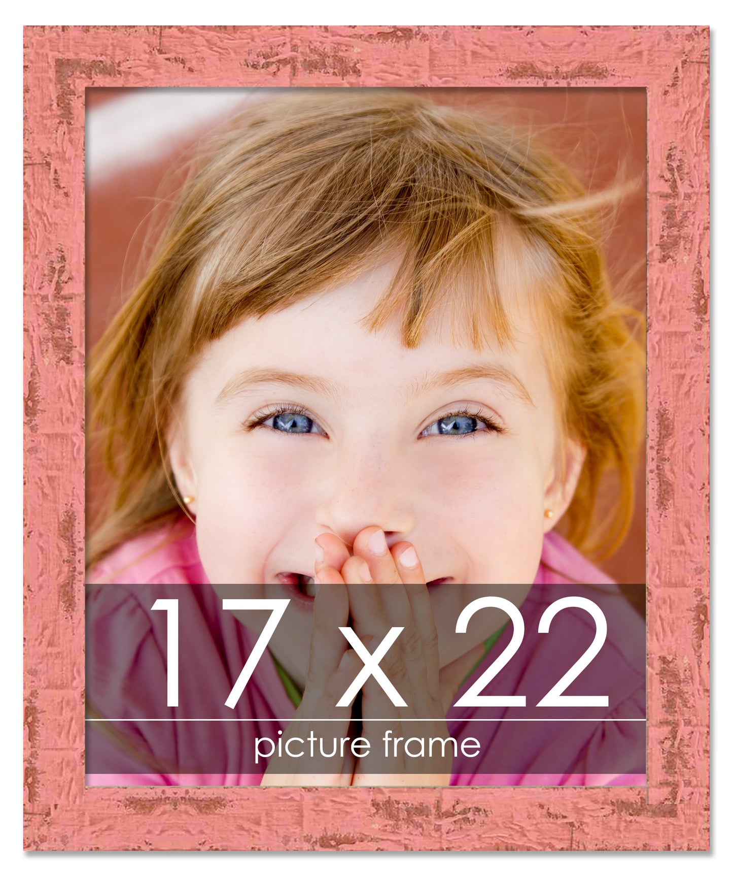 Shabby Chic Pink Wood Picture Frame