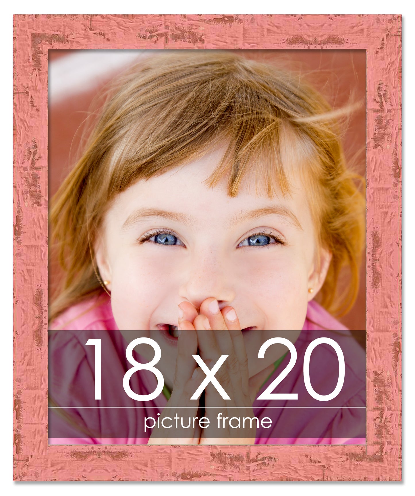 Shabby Chic Pink Wood Picture Frame