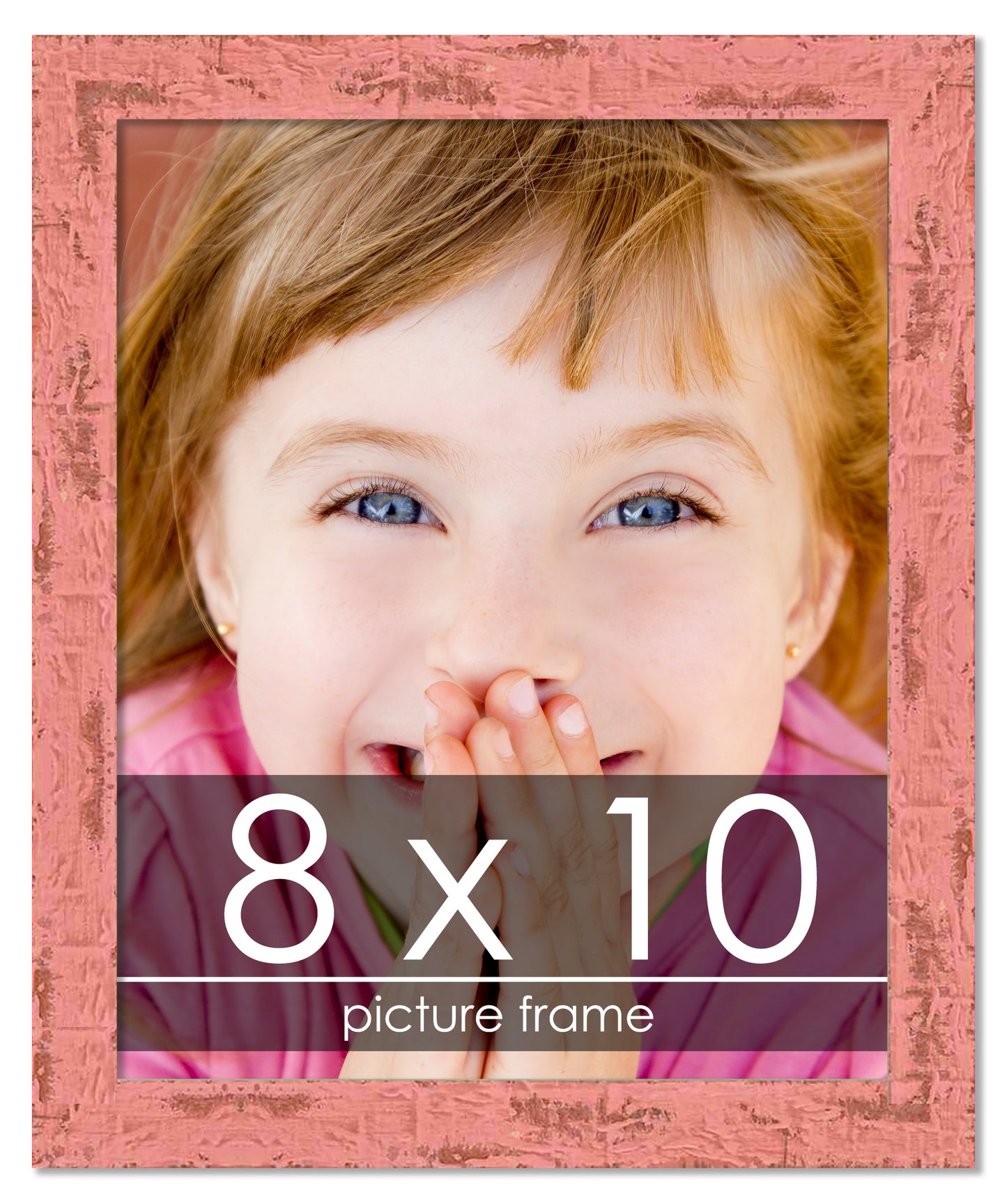 Shabby Chic Pink Wood Picture Frame