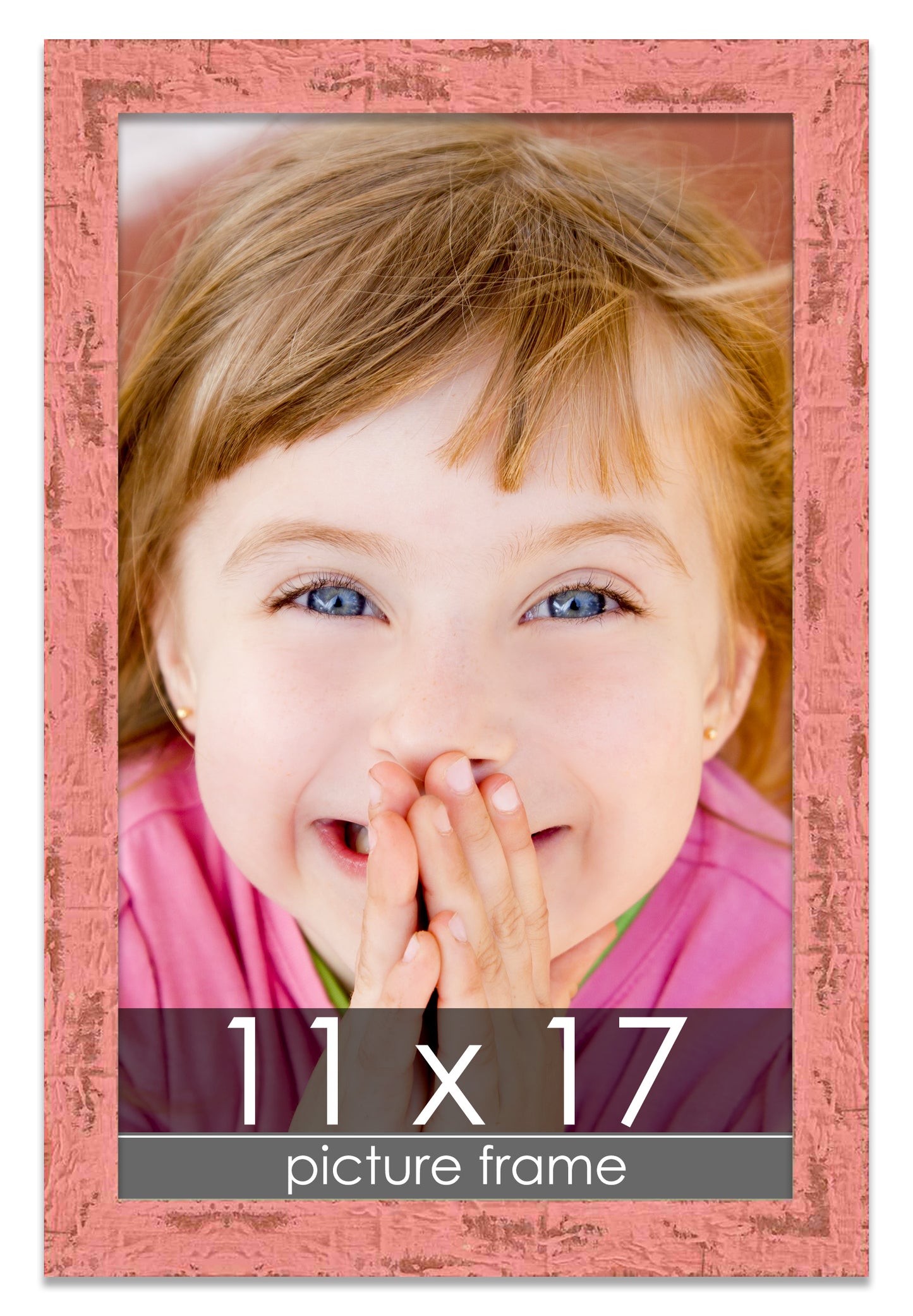 Shabby Chic Pink Wood Picture Frame