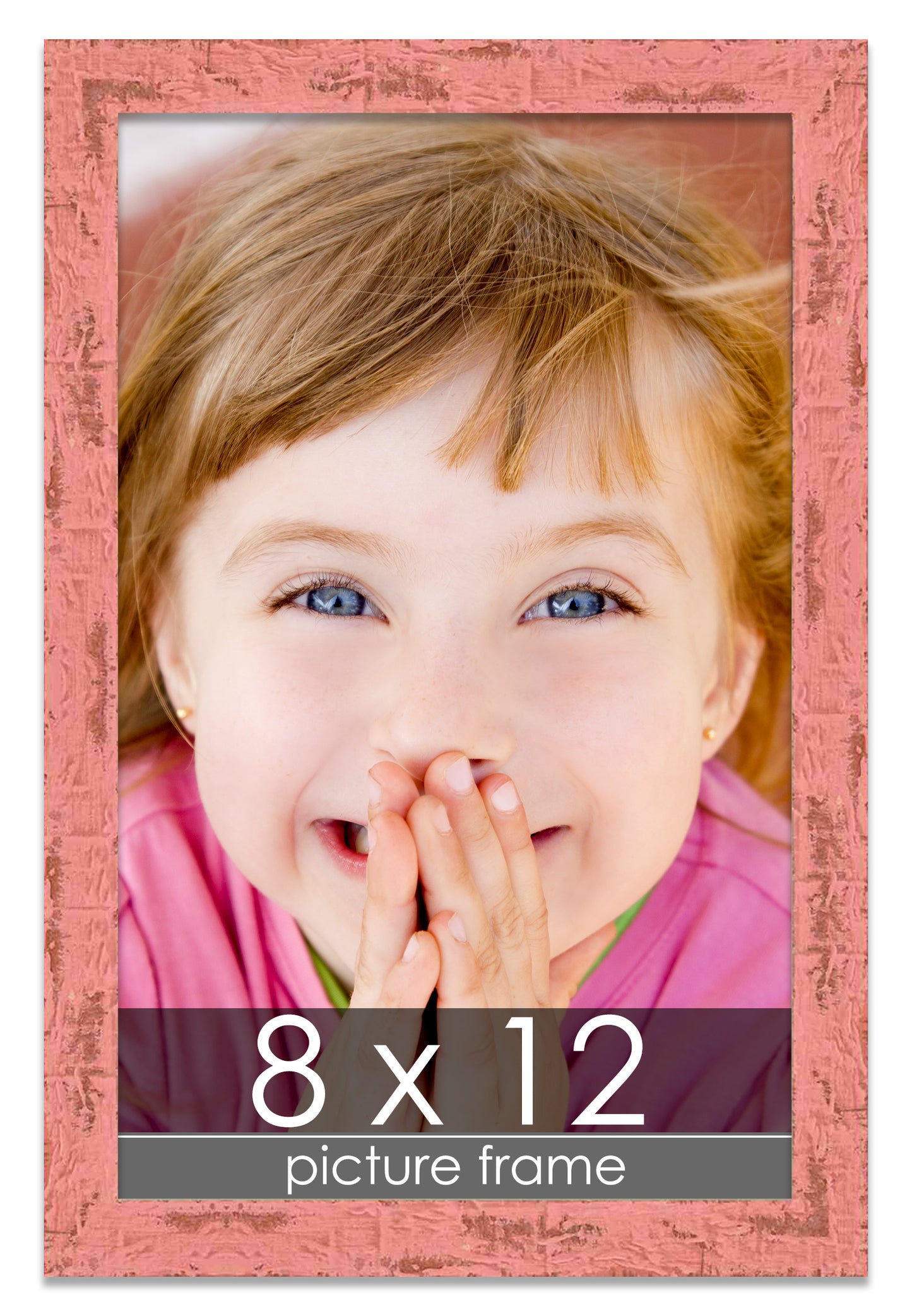 Shabby Chic Pink Wood Picture Frame