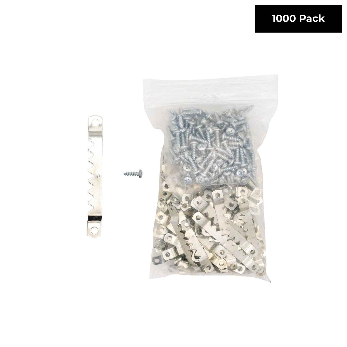 Large Silver Sawtooth Hangers