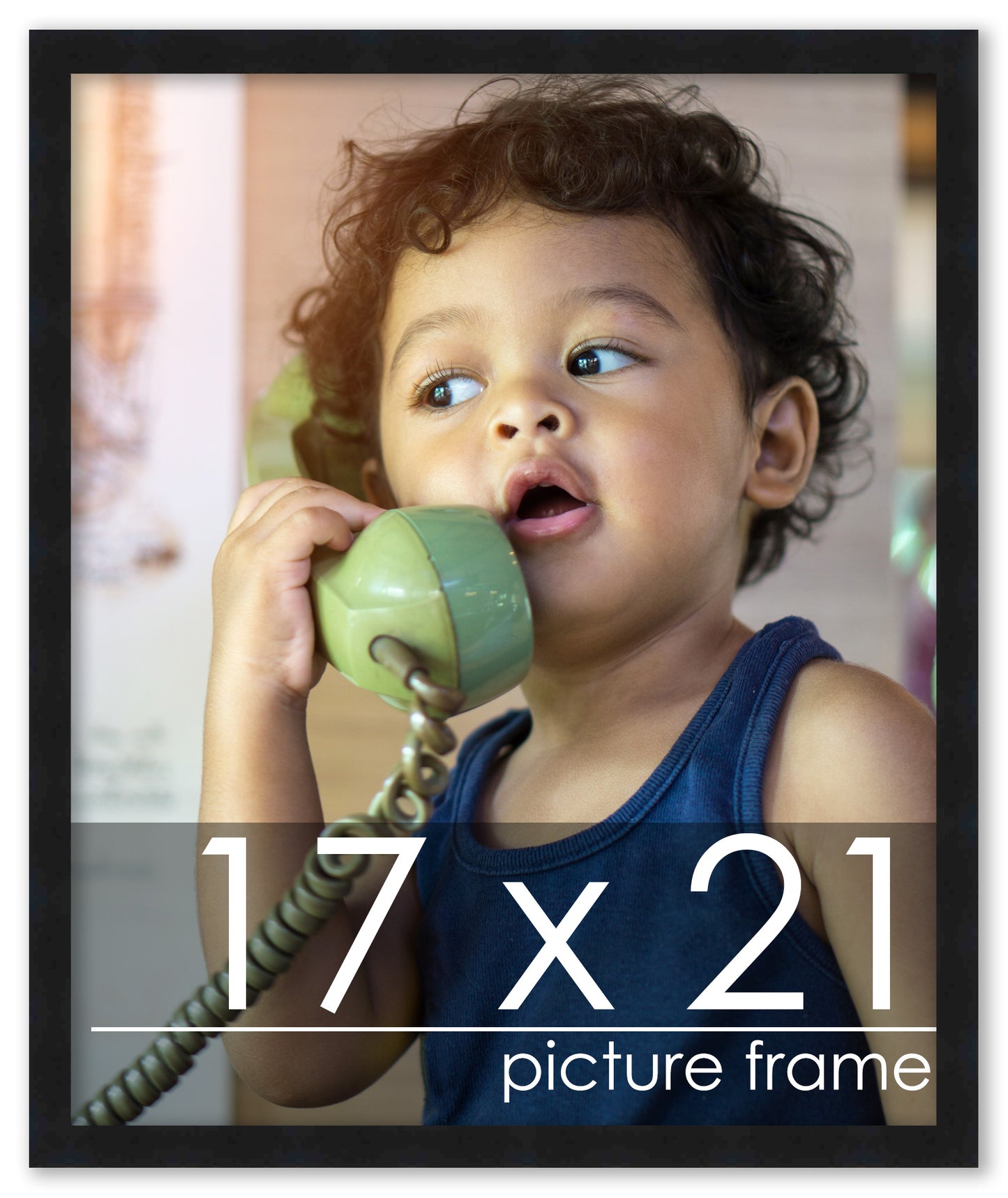 Contemporary Black Wood Picture Frame