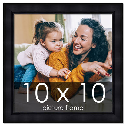 Contemporary Black Wood Picture Frame