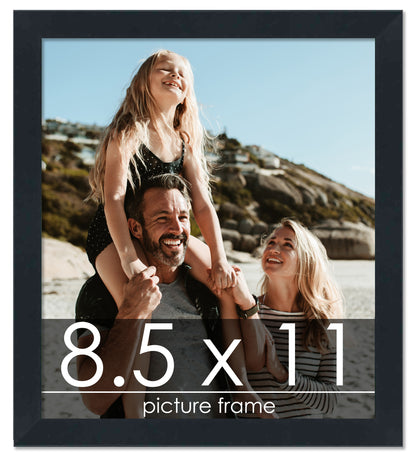 Contemporary Black Wood Picture Frame