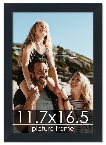 Contemporary Black Wood Picture Frame