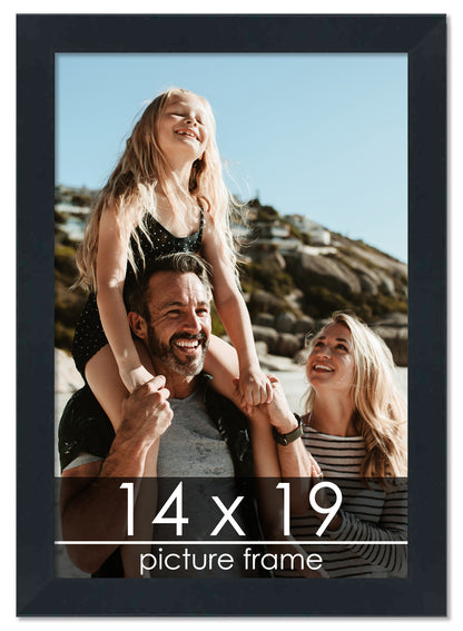 Contemporary Black Wood Picture Frame