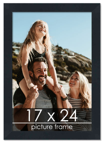 Contemporary Black Wood Picture Frame