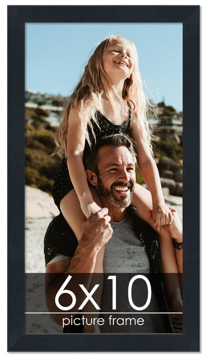 Contemporary Black Wood Picture Frame