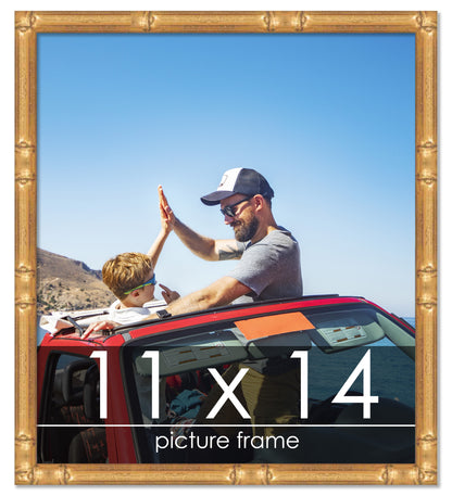 Bamboo Gold Wood Picture Frame