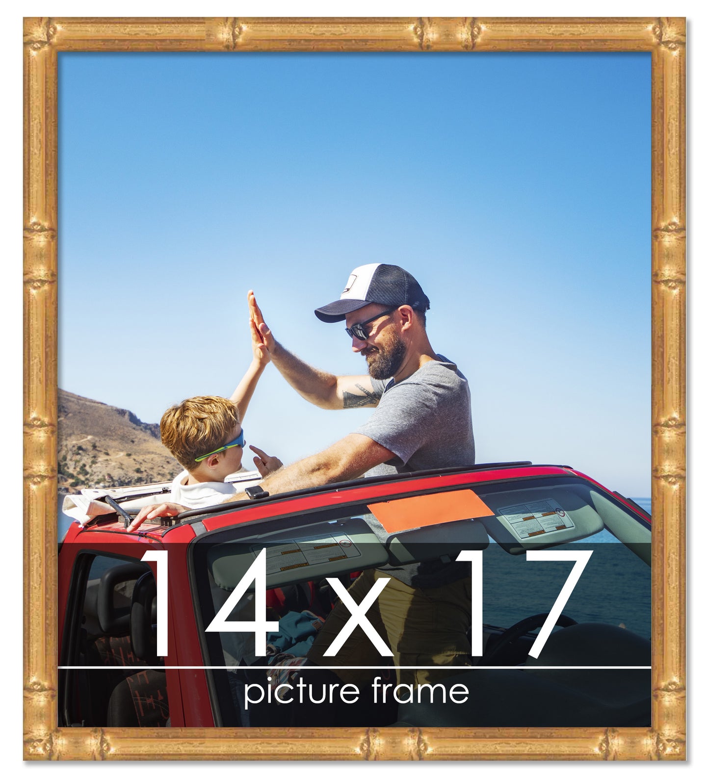 Bamboo Gold Wood Picture Frame