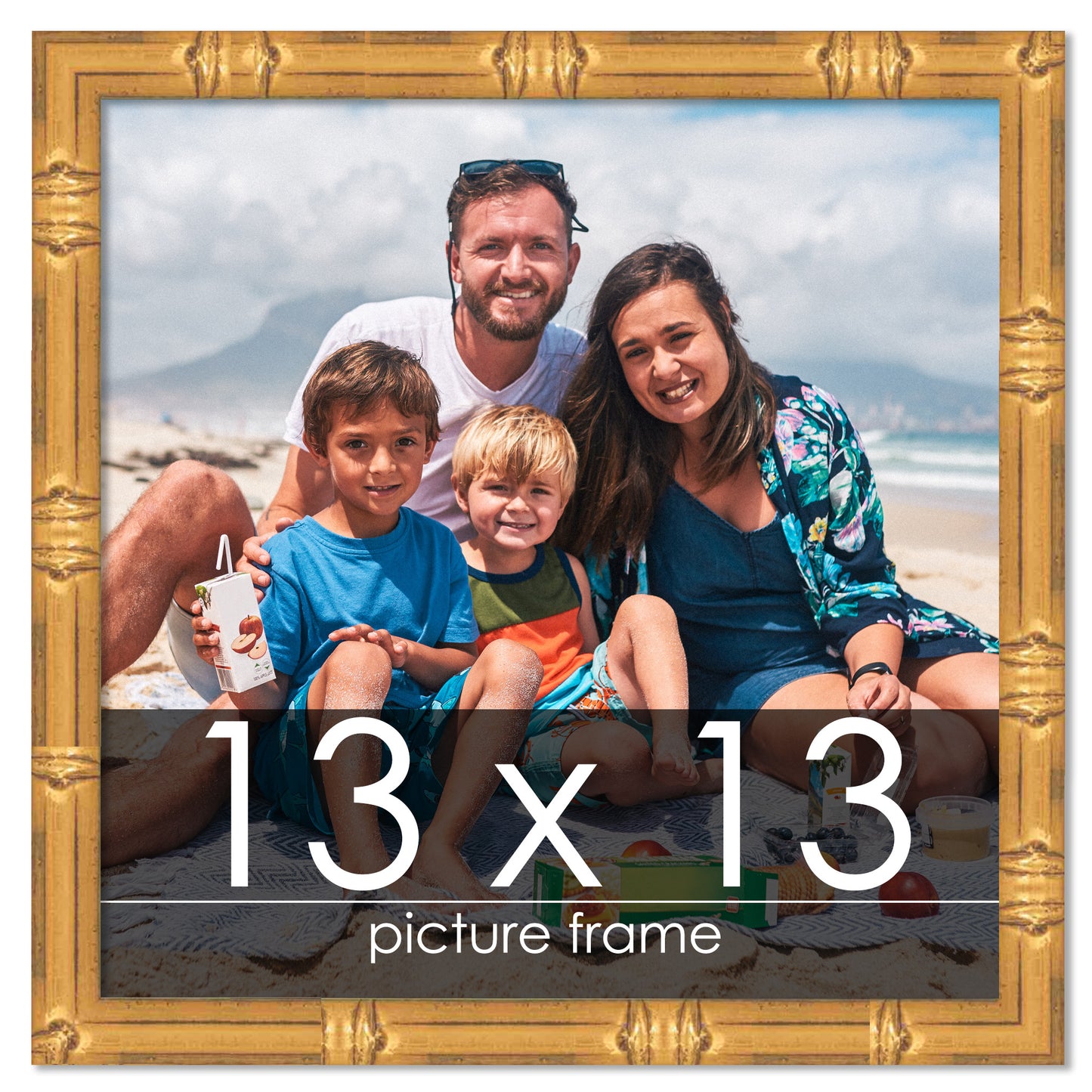 Bamboo Gold Wood Picture Frame