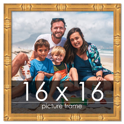Bamboo Gold Wood Picture Frame