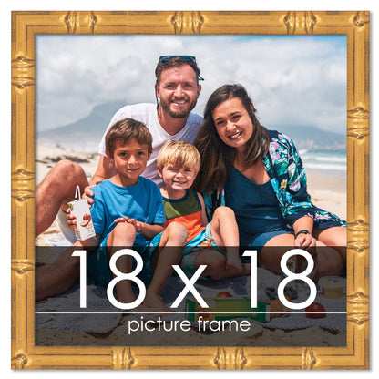 Bamboo Gold Wood Picture Frame