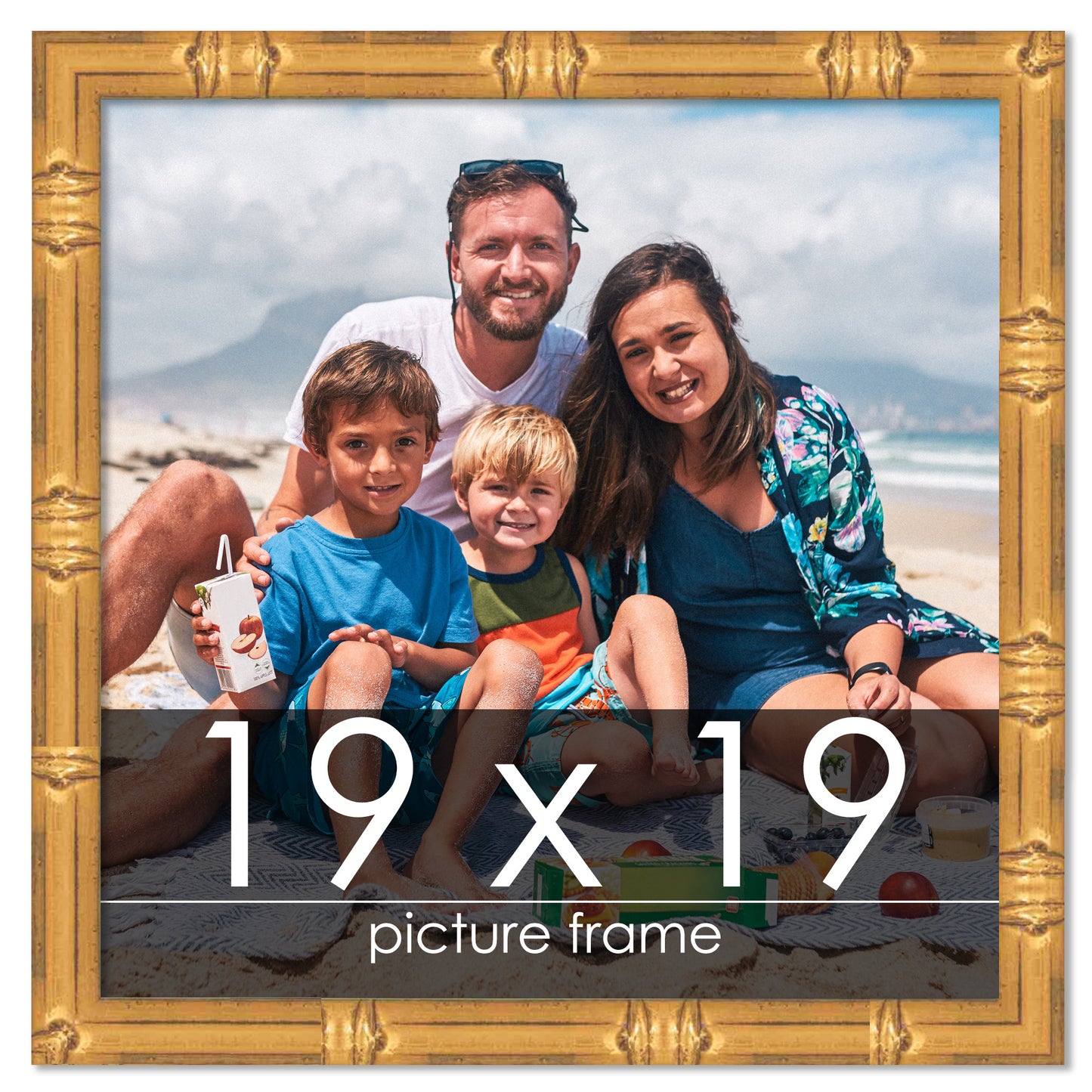 Bamboo Gold Wood Picture Frame