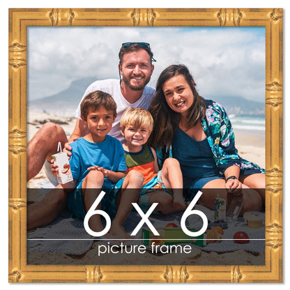 Bamboo Gold Wood Picture Frame