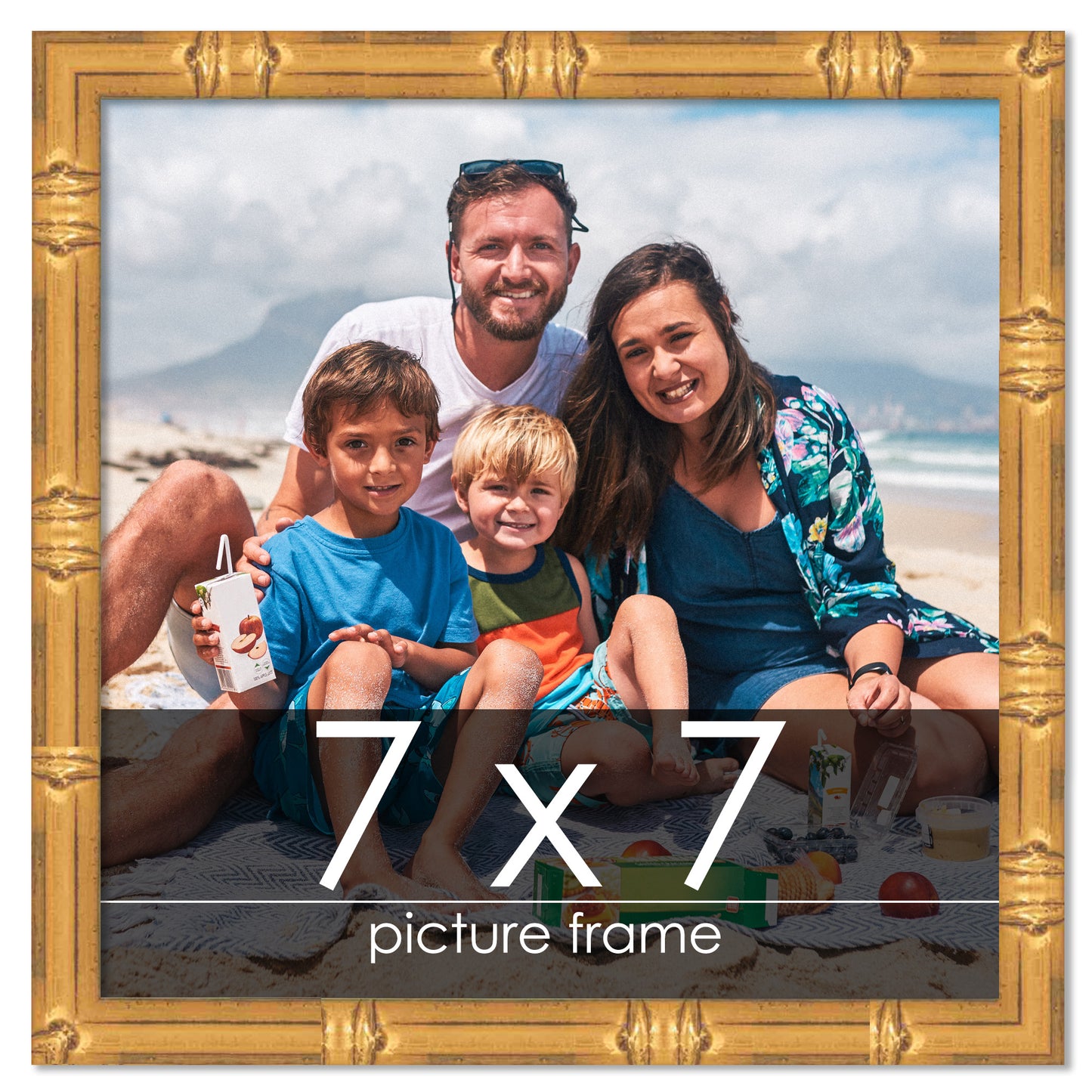 Bamboo Gold Wood Picture Frame