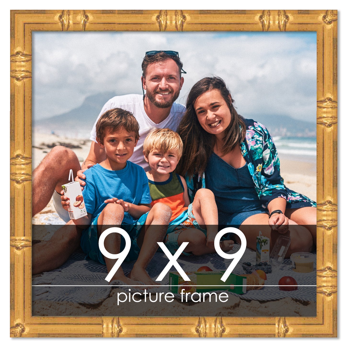 Bamboo Gold Wood Picture Frame