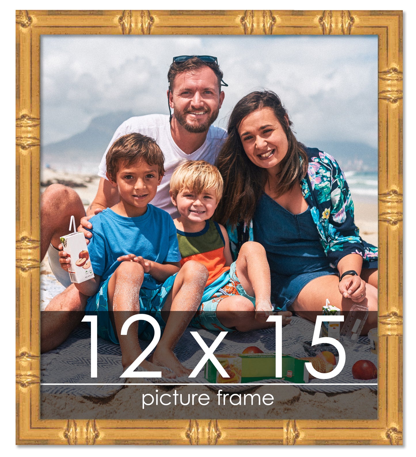 Bamboo Gold Wood Picture Frame