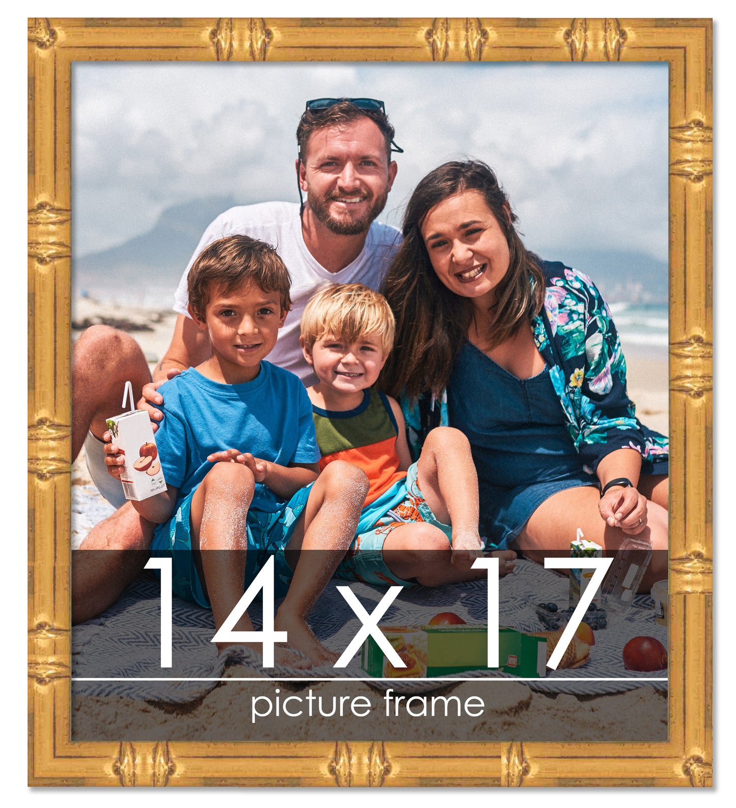 Bamboo Gold Wood Picture Frame