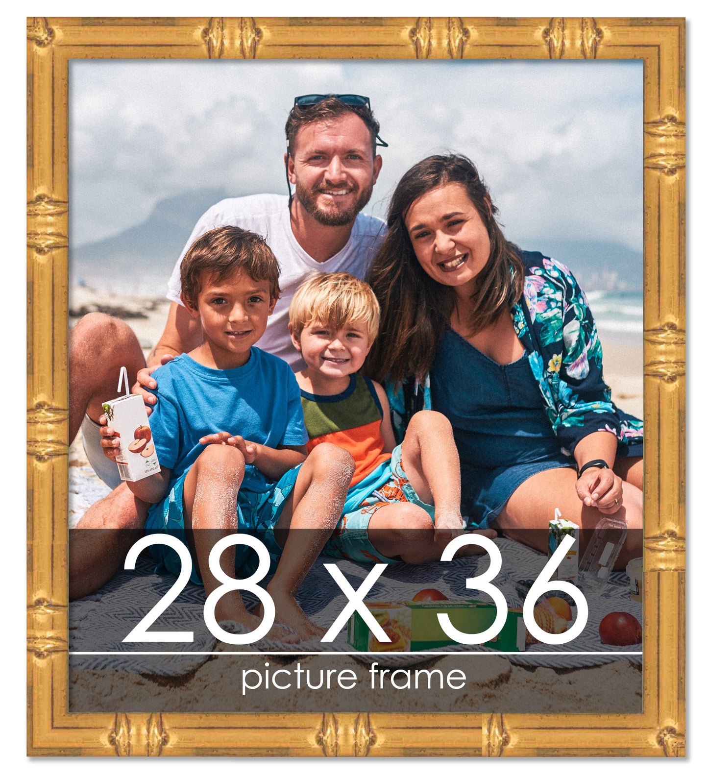 Bamboo Gold Wood Picture Frame