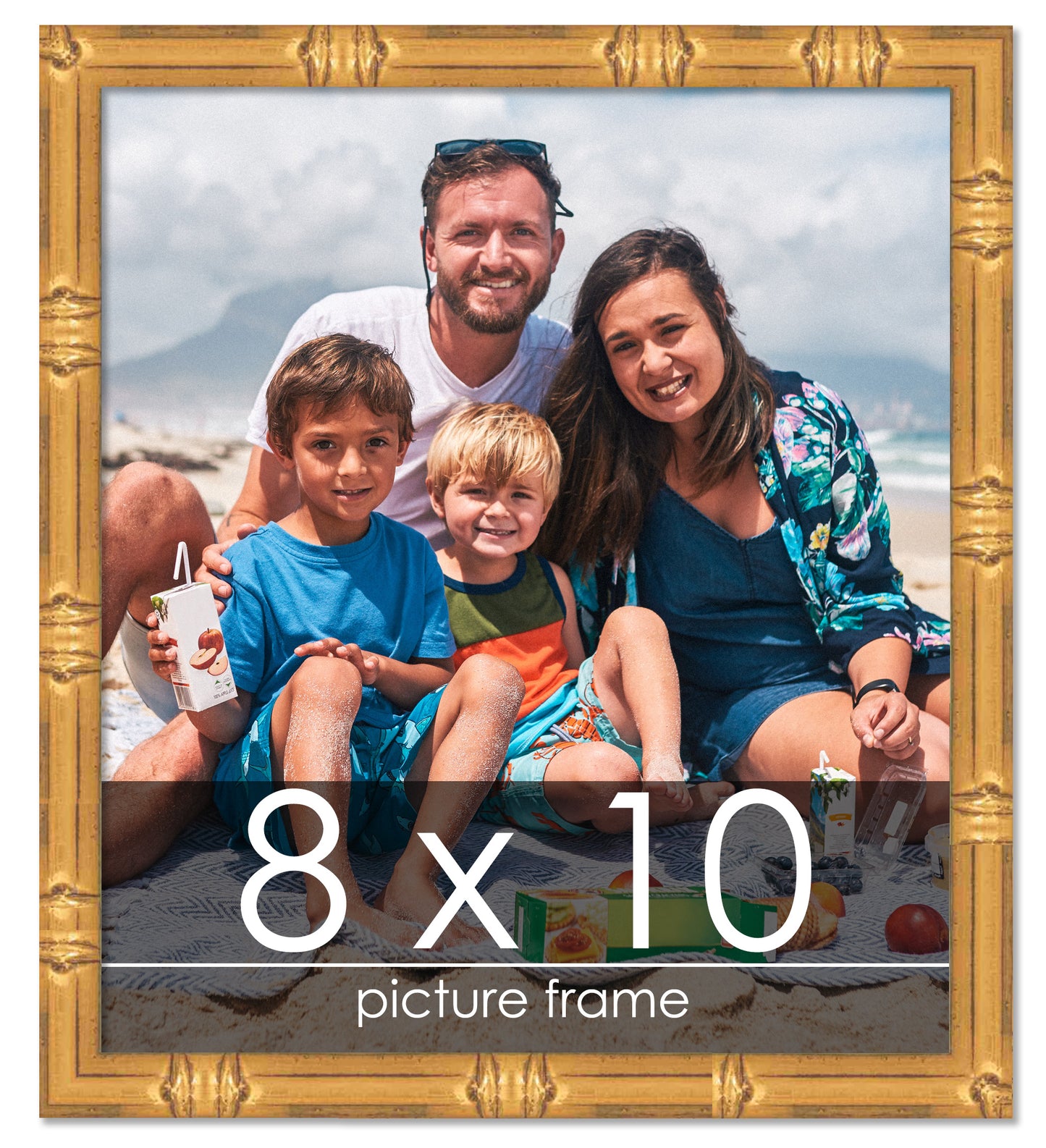 Bamboo Gold Wood Picture Frame