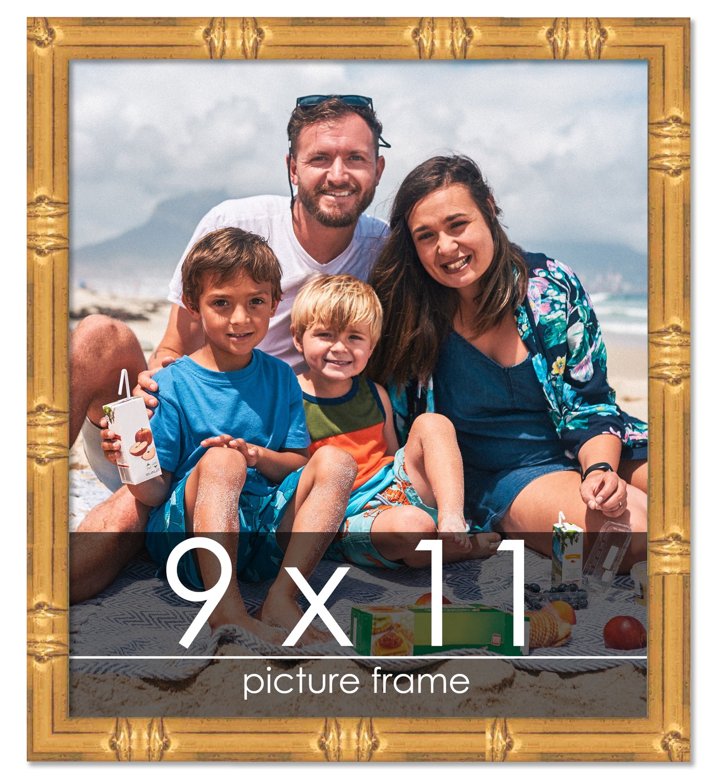Bamboo Gold Wood Picture Frame