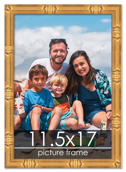 Bamboo Gold Wood Picture Frame