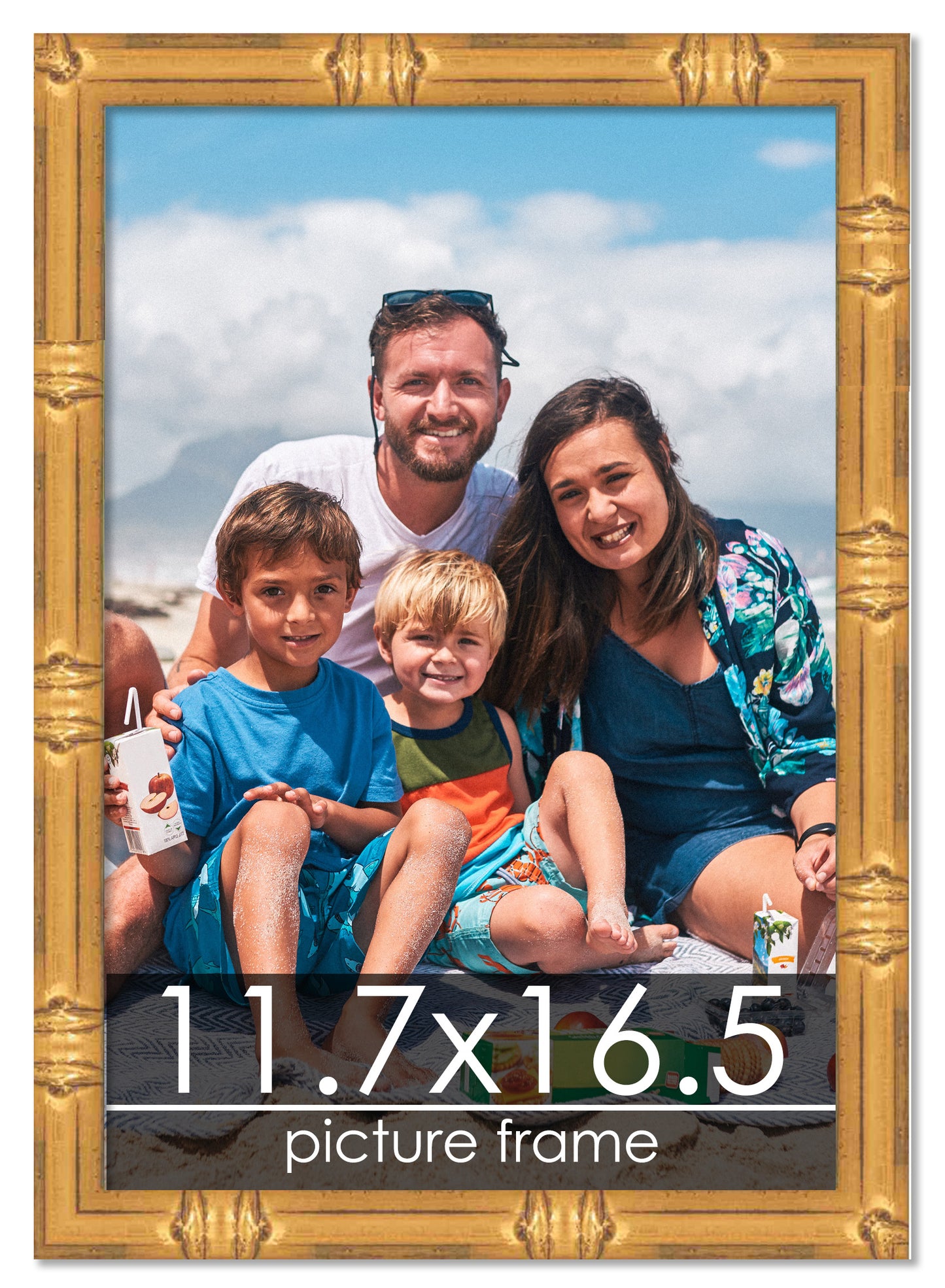 Bamboo Gold Wood Picture Frame
