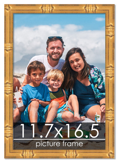 Bamboo Gold Wood Picture Frame