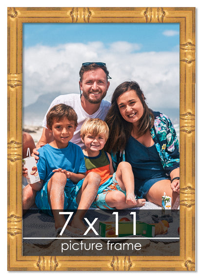 Bamboo Gold Wood Picture Frame