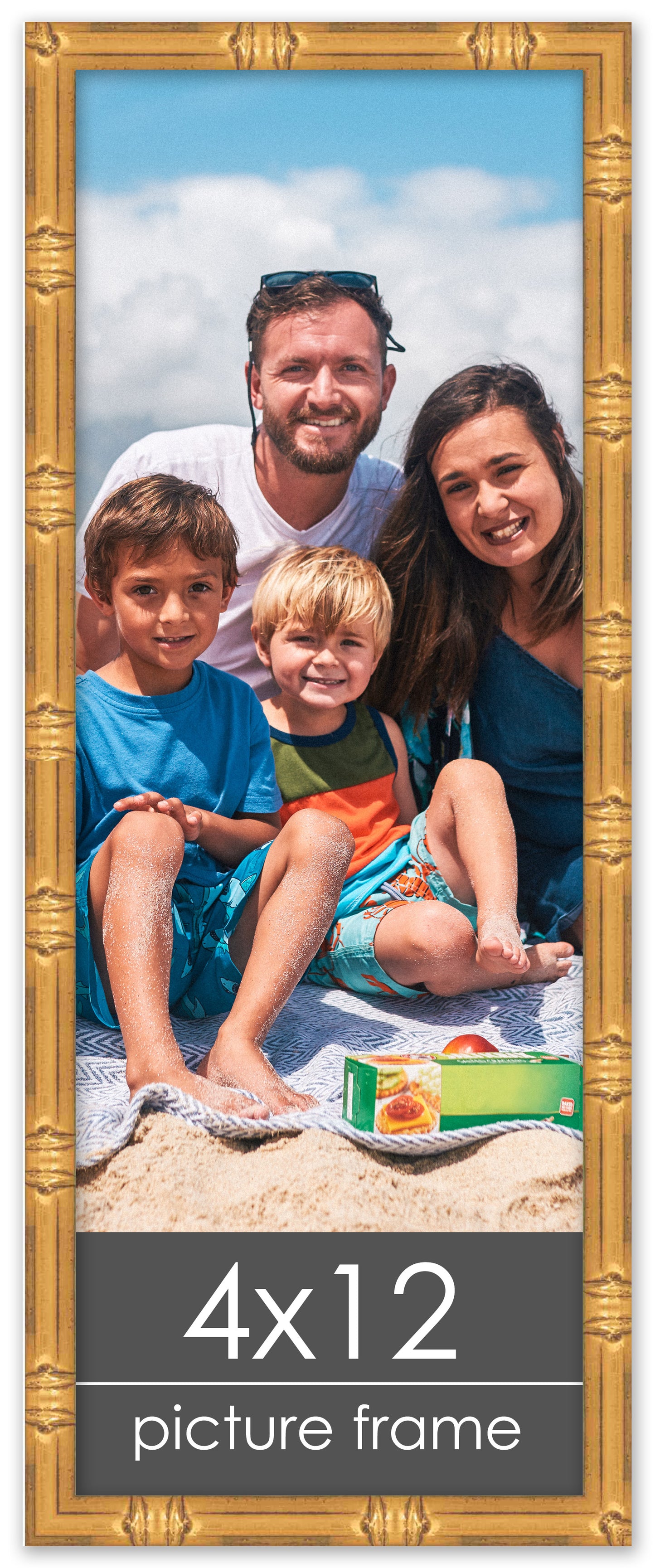 Bamboo Gold Wood Picture Frame