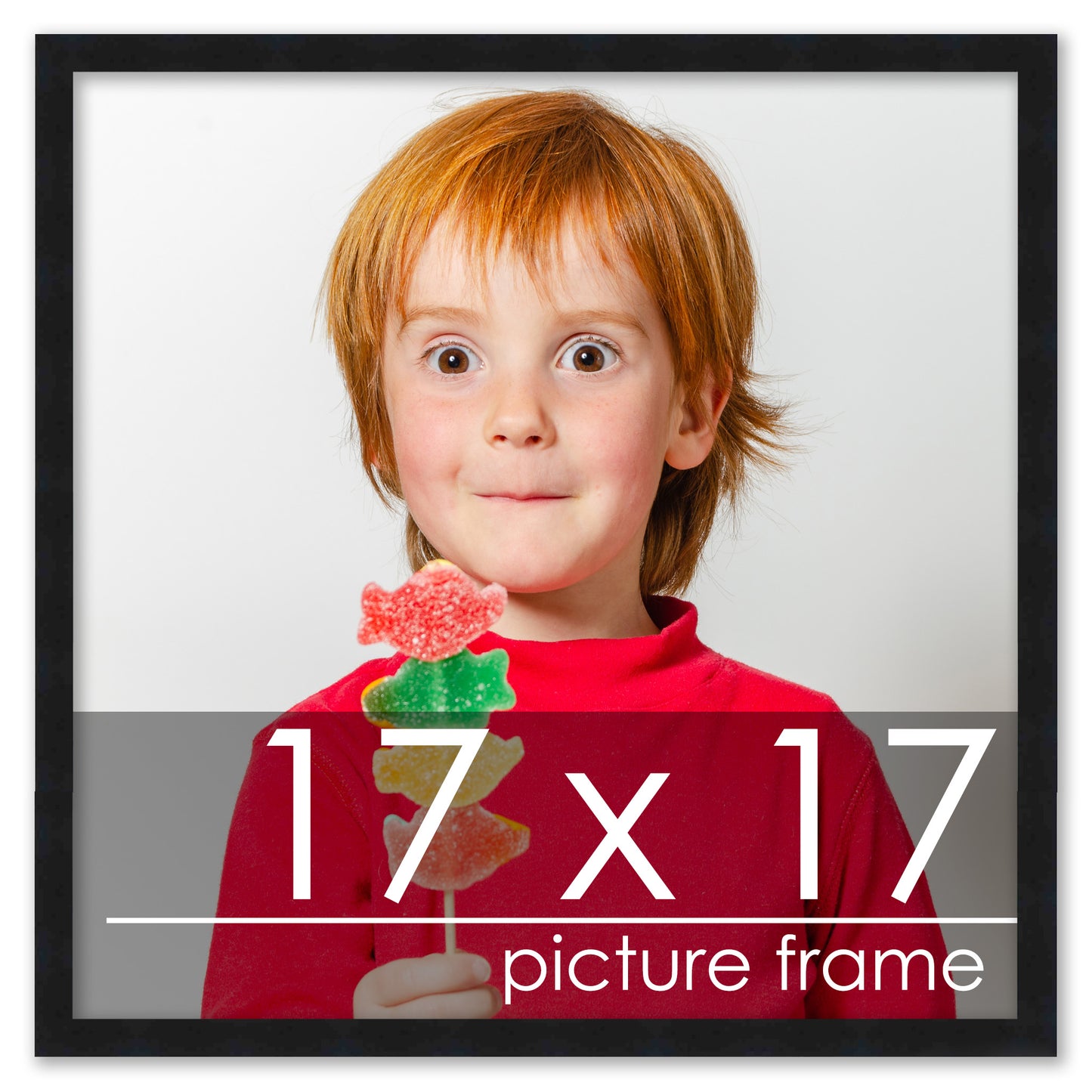 Contemporary Black Wood Picture Frame