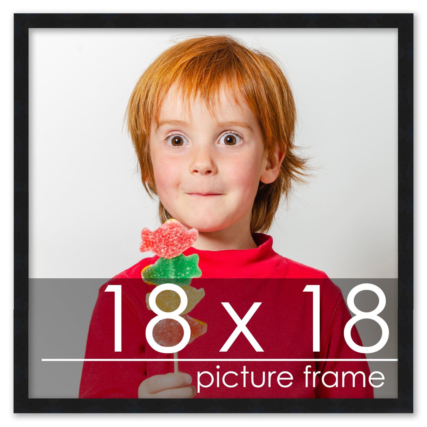 Contemporary Black Wood Picture Frame