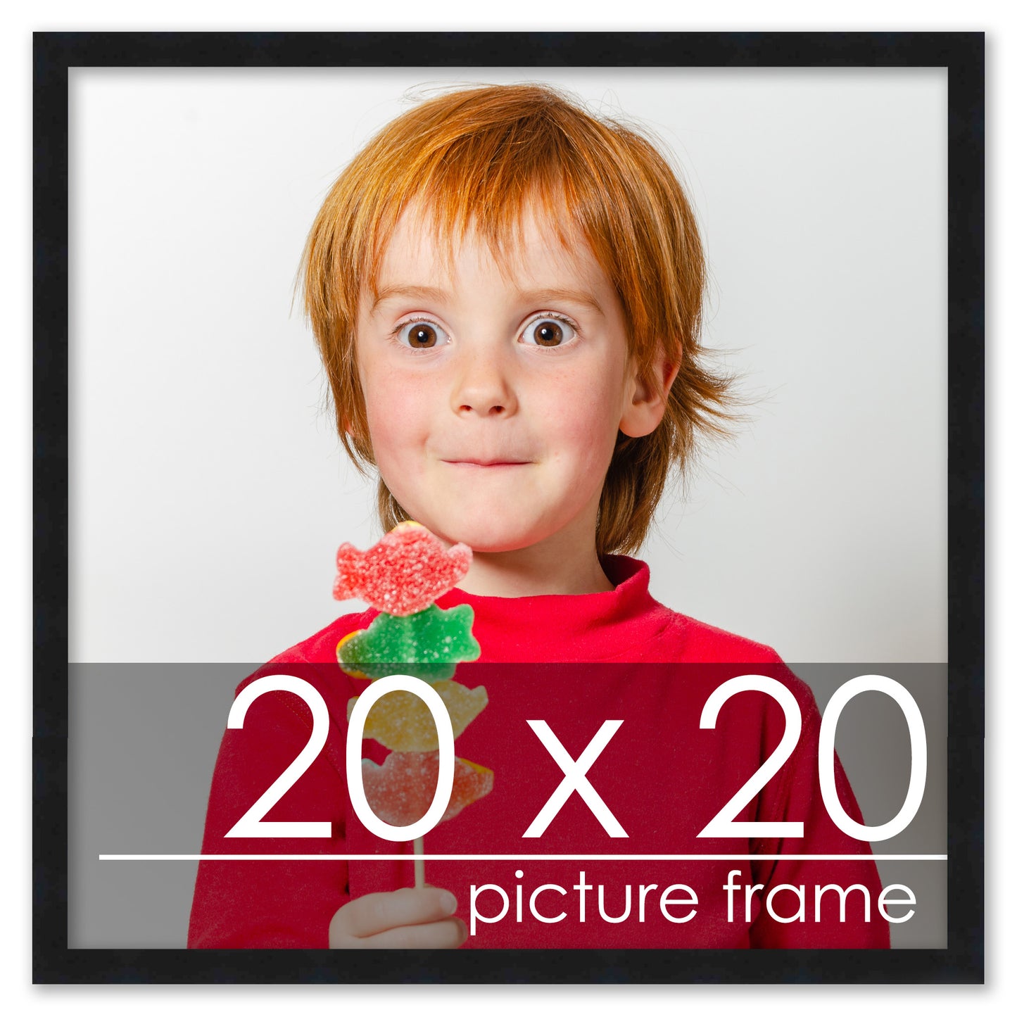 Contemporary Black Wood Picture Frame