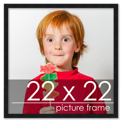 Contemporary Black Wood Picture Frame