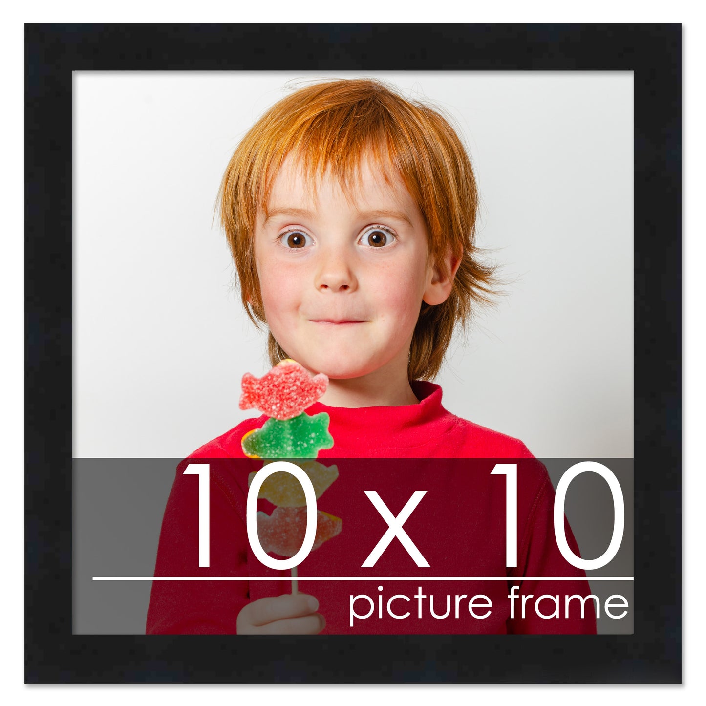 Contemporary Black Wood Picture Frame
