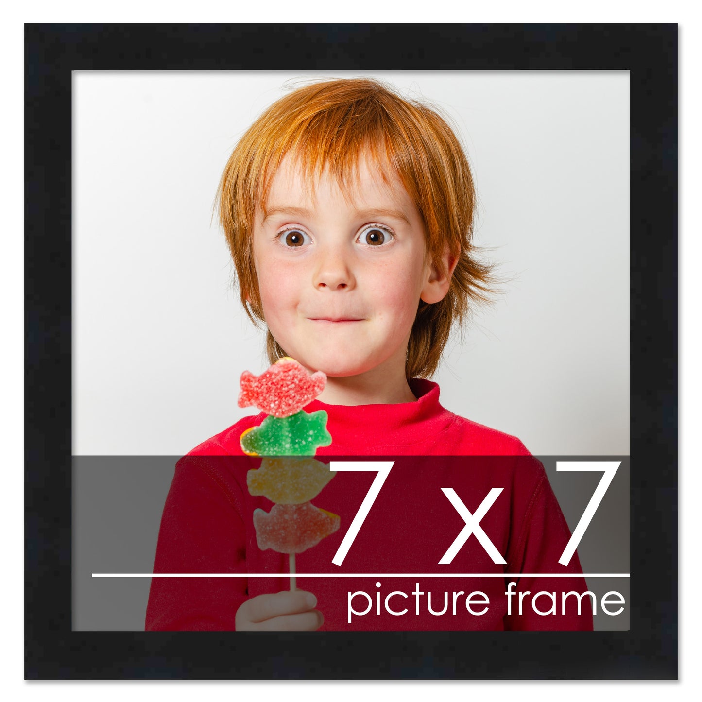 Contemporary Black Wood Picture Frame