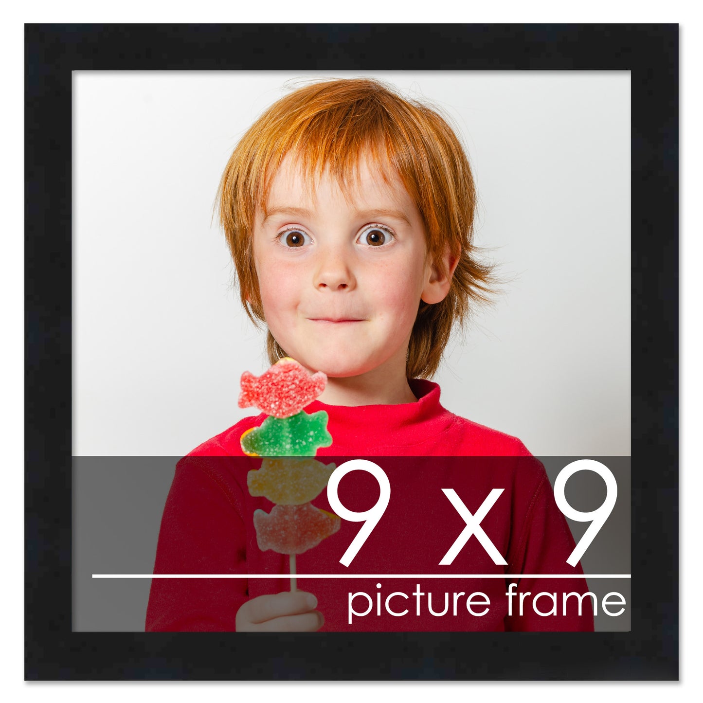 Contemporary Black Wood Picture Frame