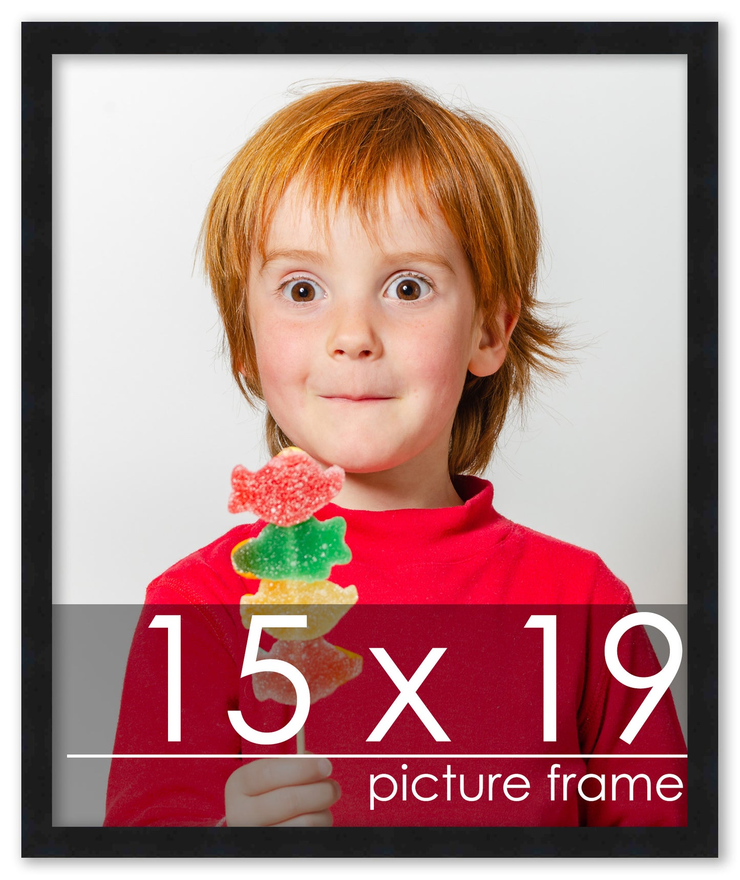 Contemporary Black Wood Picture Frame