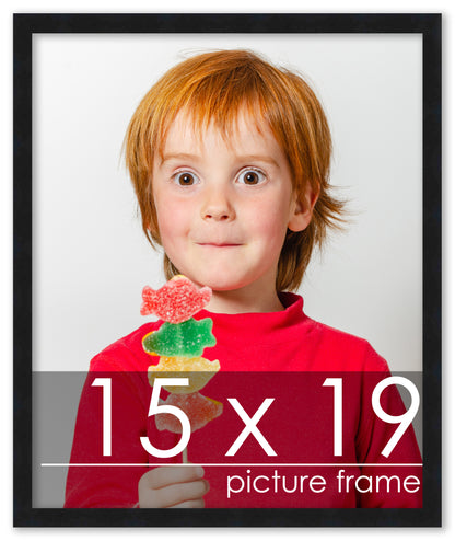 Contemporary Black Wood Picture Frame