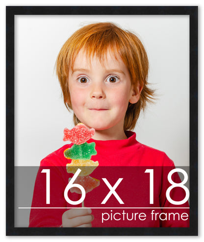Contemporary Black Wood Picture Frame