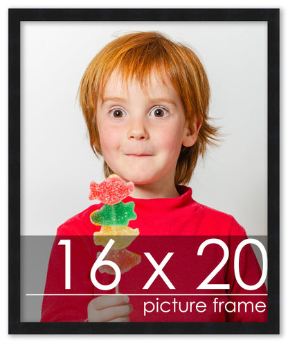 Contemporary Black Wood Picture Frame
